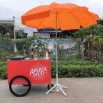 Aperol Spritz Mobile Bar Cocktail Cart for Sale