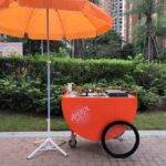 Aperol Spritz Mobile Bar Cocktail Cart for Sale