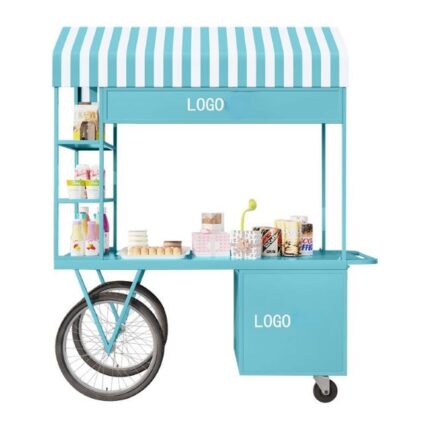 Mobile Pasta Food Cart with Pasta Cooker