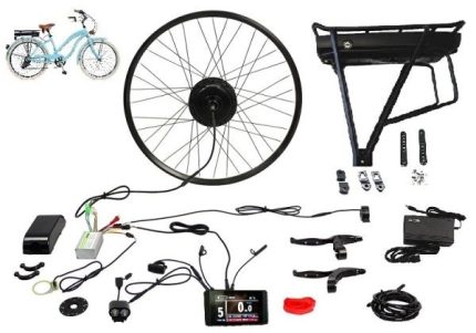 eBike Conversion Kit with Battery for Cruiser Bike ebike spare parts DIY your ebike