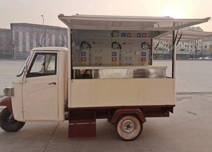 Tuk Tuk Prosecco Van Mobile Bar Hire for Weddings pedicab food cart