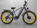 E bike electric bicycle EU standard 26*4.0 fat tyre, dual shock absorbers, 48V 17.5Ah lithium battery, 500W motor
