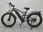 E bike electric bicycle EU standard 26*4.0 fat tyre, dual shock absorbers, 48V 17.5Ah lithium battery, 500W motor