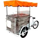 ice cream e trike Pozzetti Gelato Cart Unique barrel freezer , perfectly show the romantic selling style of classic Italian gelato . Elegant style , heritage retro