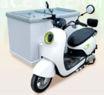 Side three-wheeled electric ice cream scooter for sale