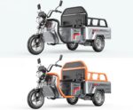 Electric cargo tricycle stylish long range heavy load E pedicab for urban, rural 200Km transportation