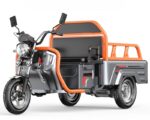 Electric cargo tricycle stylish long range heavy load E pedicab for urban, rural 200Km transportation