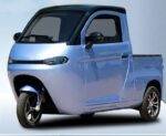 Three wheeled electric pickup truck electric tricycle pickup for sale