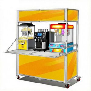 foldable stainless steel food cart