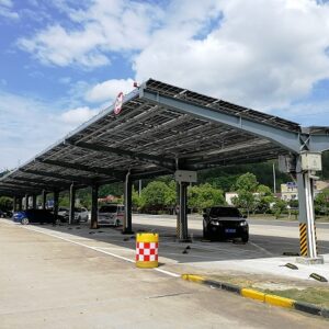 Commercial Solar Carport Structures,EV solar charging station 36KW RS-100