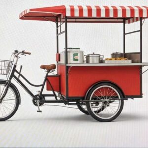 Mobile Food Tricycle food cart coffee cart on wheels RF-066