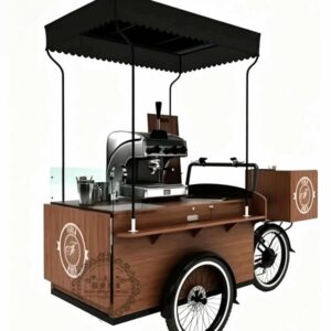 Coffee Cart on Wheels for Sale electric coffee trike Classic Vintage style RF-099