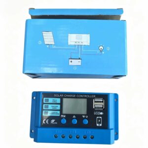 30A 12V 24V solar charge controller, intelligent solar panel battery regulator